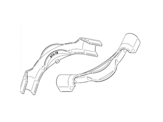 Pipe bend support