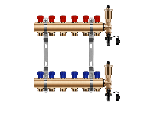 Brass manifolds for UFH and Manual
