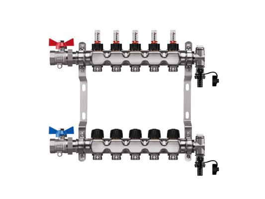 Stainless steel manifolds for UFH and Manual