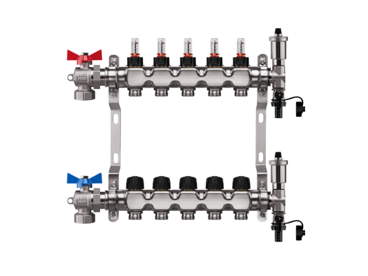 Stainless steel manifolds for UFH and Manual