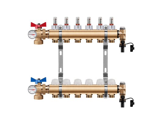Brass manifolds for UFH and Manual