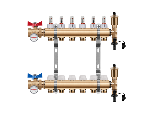 Brass manifolds for UFH and Manual