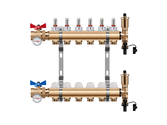 Brass manifolds for UFH and Manual