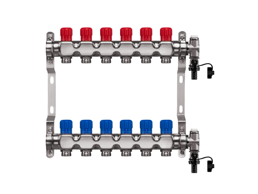 Stainless steel manifolds for UFH and Manual