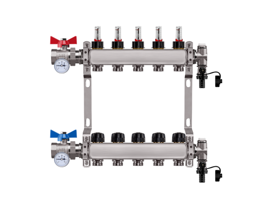 Stainless steel manifolds for UFH and Manual new profile