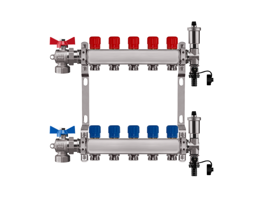 Stainless steel manifolds for UFH and Manual new profile