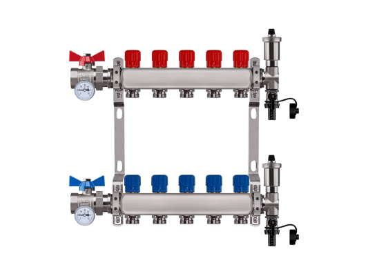 Stainless steel manifolds for UFH and Manual new profile